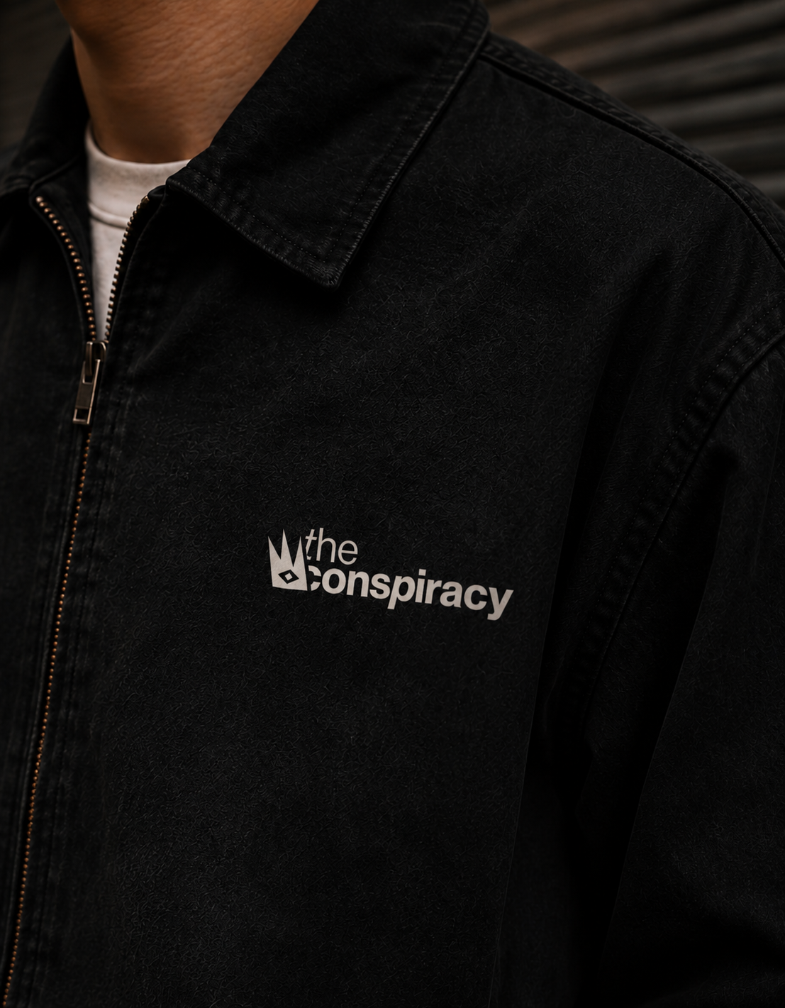 Logo The Conspiracy sur une veste
