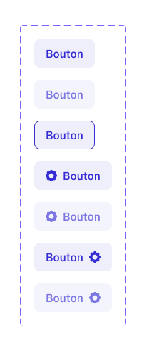 Boutons secondaires Elwin